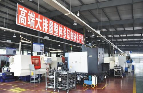 青岛德盛机械公司单元式控制智能化生产线